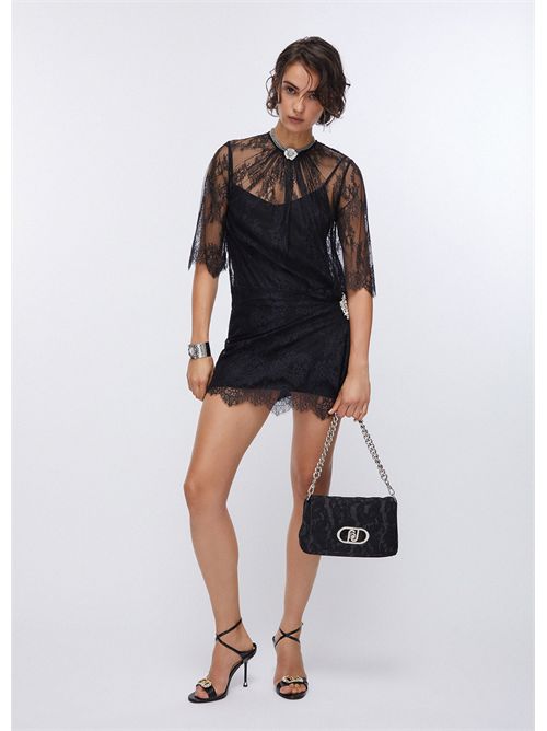 Abito corto in pizzo chantilly LIU JO | PA6055J4961/22222